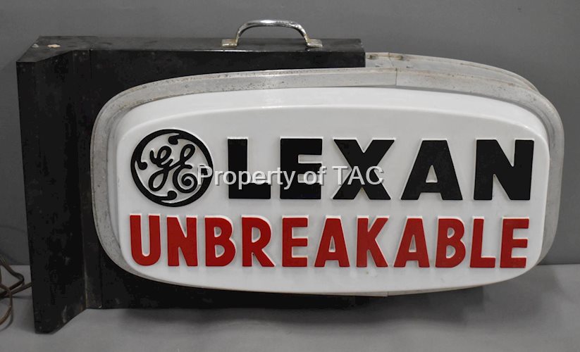 Lexan Unbreakable Plastic Sign Salesman Sample