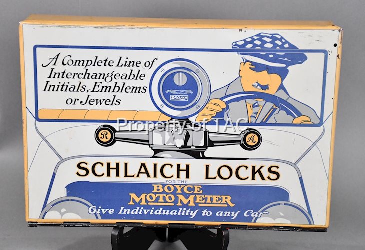 Schlaich Locks for the Boyce Motor Meter Counter-Top Point of Sale Metal Box