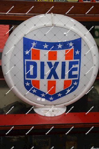 Dixie w/shield logo 13.5 single globe lens"