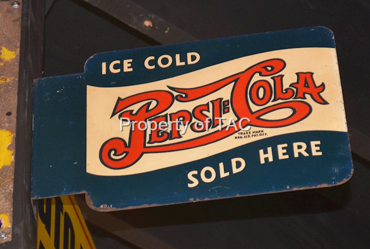 Ice Cold Pepsi-Cola Sold Here Metal Sign