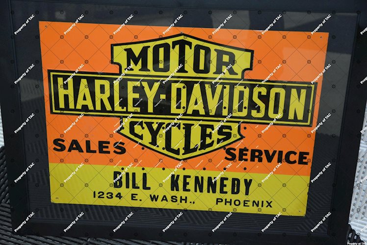 Harley Davidson Sales & Service Sign