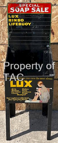 Lux-Rinso-Lifeboy Special Soap Sale Metal Point of Sale Display