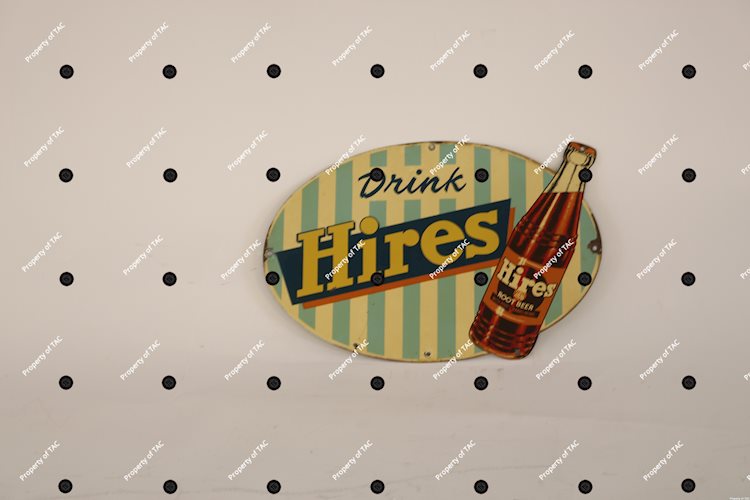 Drink Hires Root Beer w/bottle sign