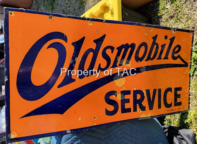 Oldsmobile Service Porcelain Sign