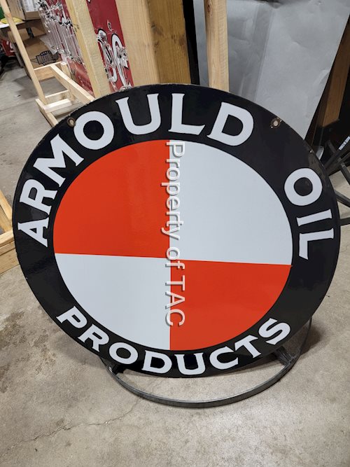 Armould Oil Products Porcelain Sign