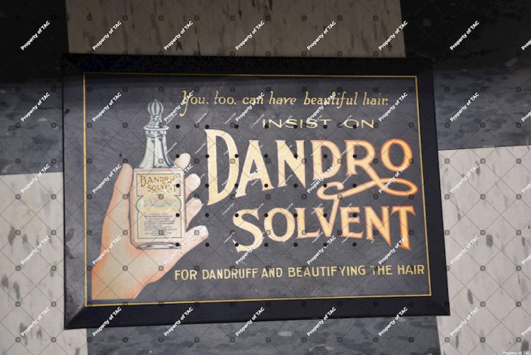 Dandro Solvent w/logo sign