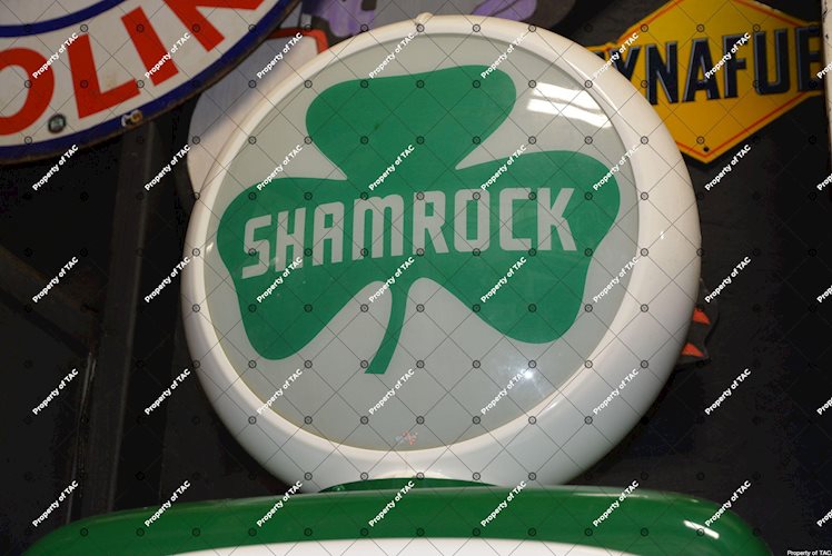Shamrock w/clover logo 13.5 single globe lens"