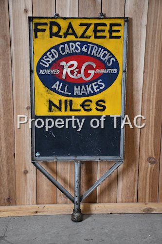 R&G Used Cars & Trucks All Makes Metal Pricer Sign (TAC)
