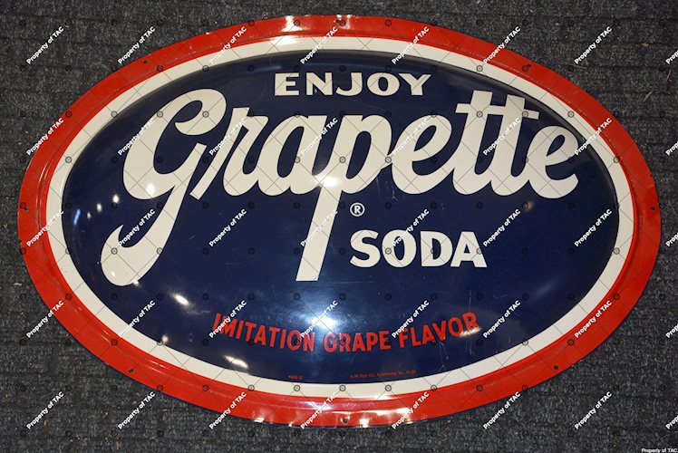 Enjoy Grapette Soda sign