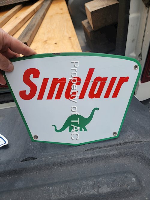 Sinclair w/Dino Porcelain Truck Door Sign