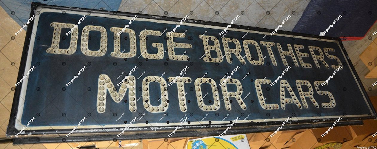 Dodge Brothers Motor Car Punched sign
