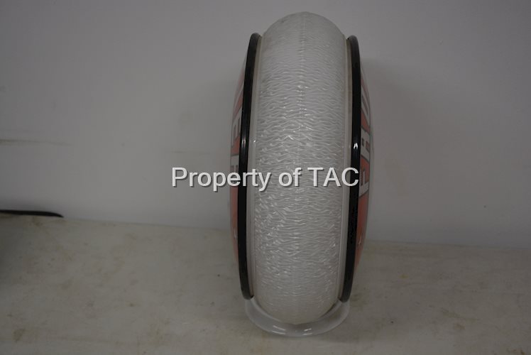 White Ripple Glass Globe Body