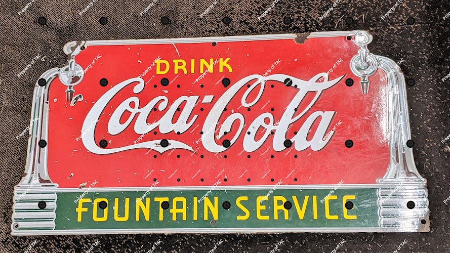 Coca Cola SSP Single Sided Porcelain Sign