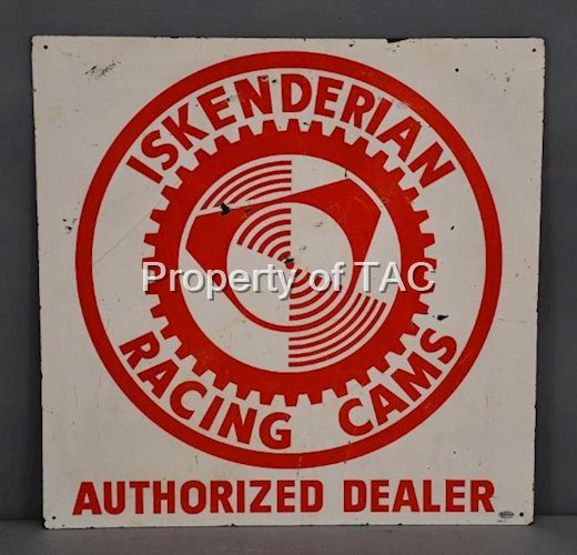 Iskenderian Racing Cams Authorized Dealer Masonite Sign