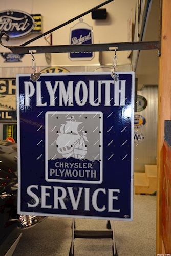 Plymouth Service w/logo sign