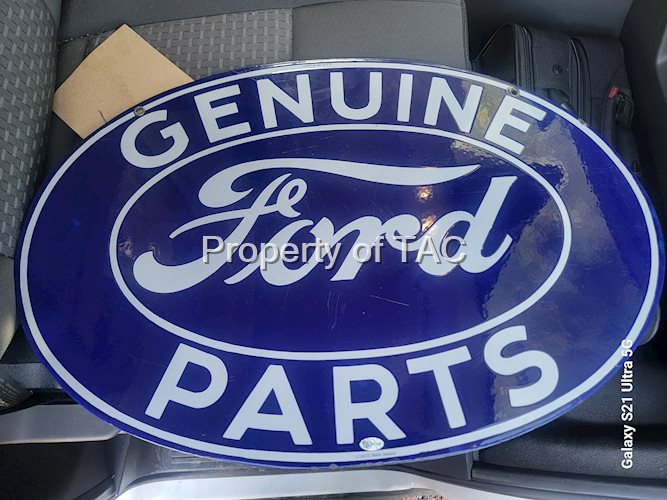 Genuine Ford Parts Porcelain Sign