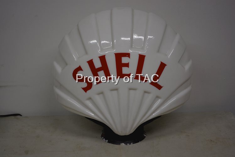 Shell OPC Milk Glass Globe