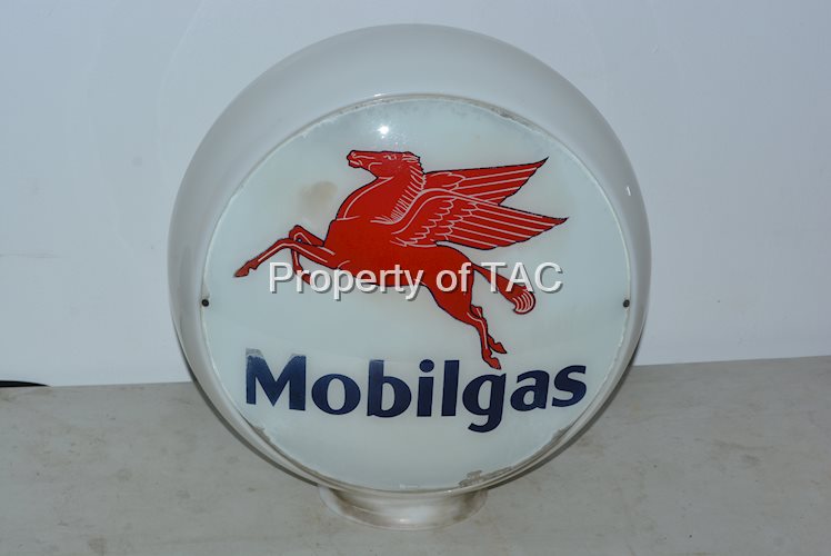 Mobilgas w/Pegasus 13.5"D. Single Globe Lens