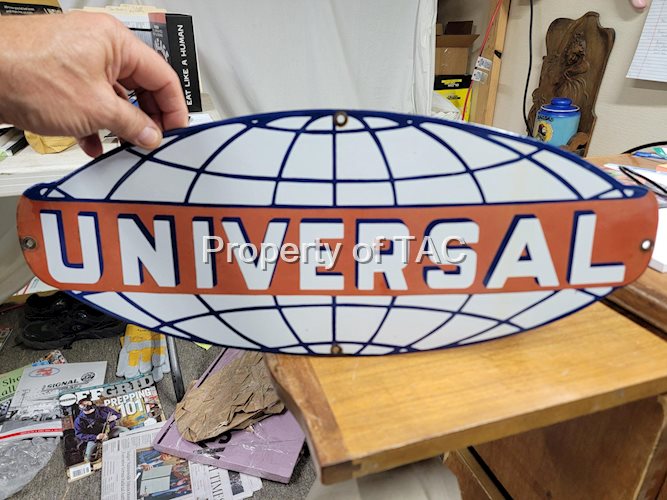 Universal (equipment) Porcelain Sign