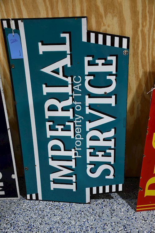 Imperial Service Porcleian Sign