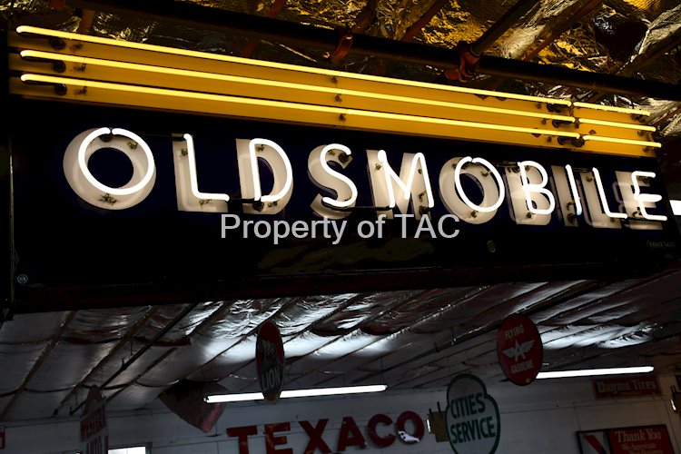 Oldsmobile Porcelain Neon Sign (single-sided)