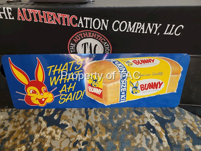 Bunny Enriched Bread Metal Sign