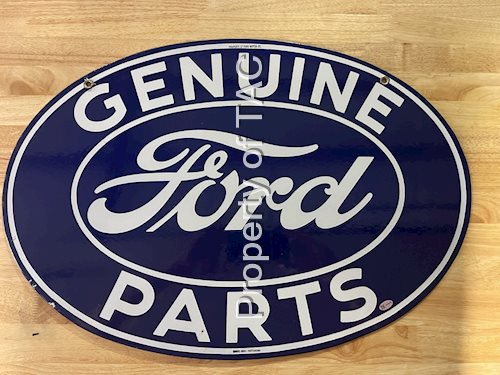 Ford Genuine Parts Porcelain Sign