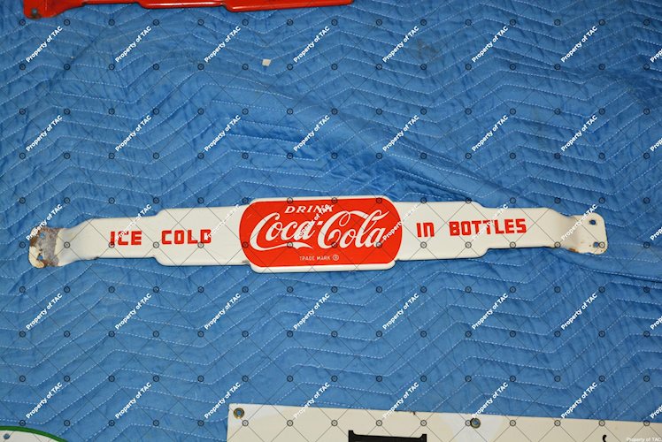 Drink Coca-Cola Ice Cold in Bottles door sign
