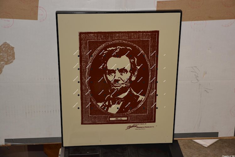 A. Lincoln Test Panel by Challenge Stamping & Porcelain Co.
