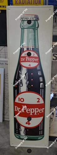 Dr. Pepper w/bottle Metal Sign