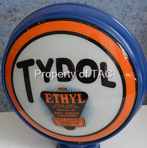 Tydol w/Ethyl Logo 16.5" Single Globe Lens
