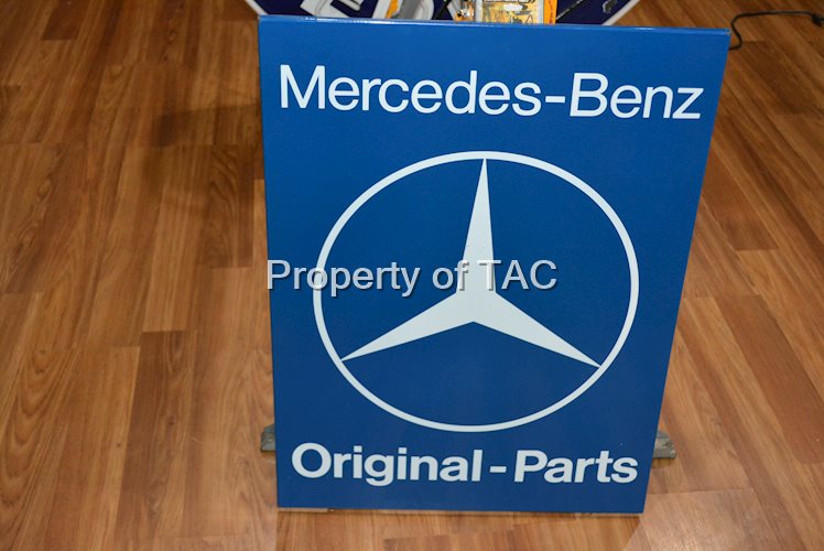 Mercedes-Benz Original-Parts w/Logo Porcelain Sign