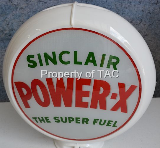 Sinclair Power-X The Super Fuel 13.5" Single Globe Lens