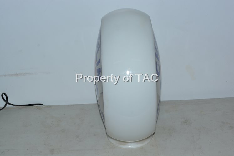 Banded Globe Milk Glass Body