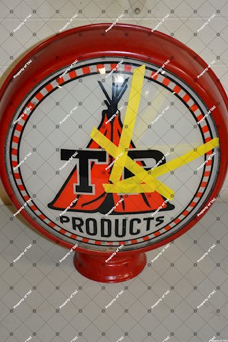 TP Products (Texas Pacific) w/tee pee logo single globe lens