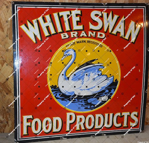 White Swan Food Products sign