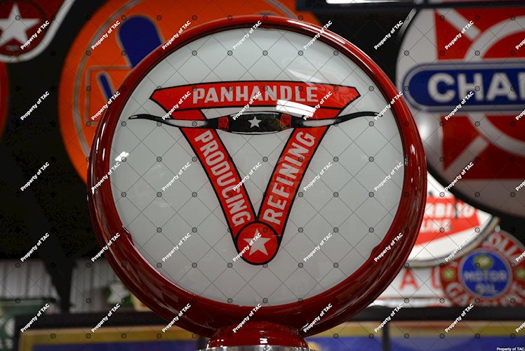 Panhandle Producing Refining w/logo 15 single globe lens"