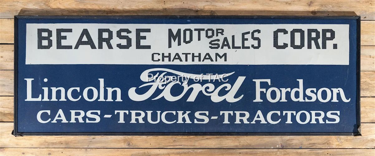 Ford Lincoln Fordson Cars-Trucks-Tractor Large Metal Smaltz Sign