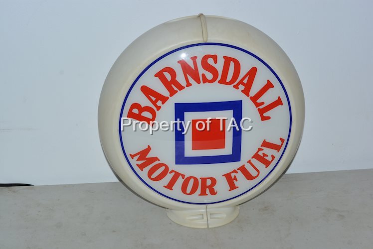 Barnsdall Motor Fuel w/Logo 13.5"D. Single Globe Lens