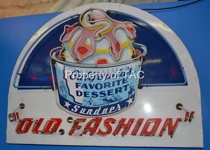 (Foster Freeze) California Favorite Dessert Porcelain Neon Sign
