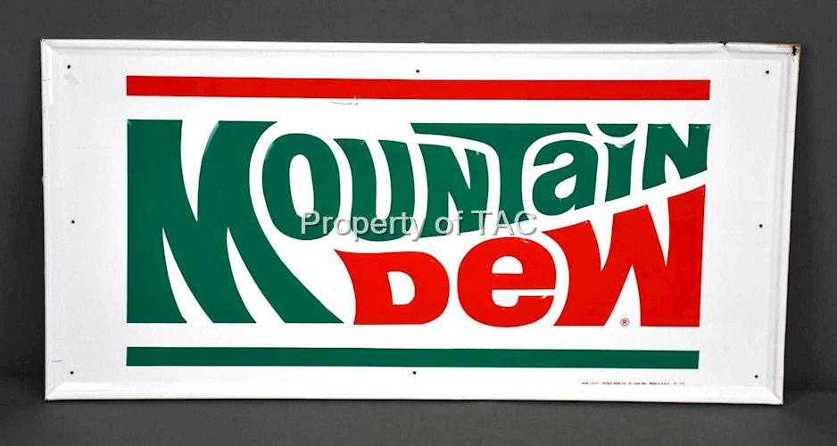 Mountain Dew Metal Sign