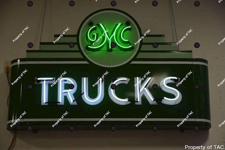 GMC Trucks neon sign