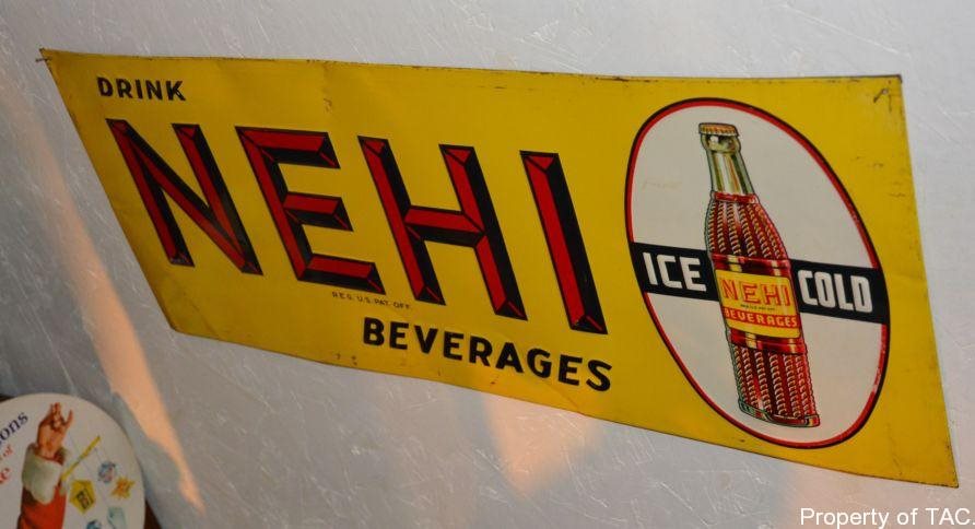 Drink Nehi Beverage sign