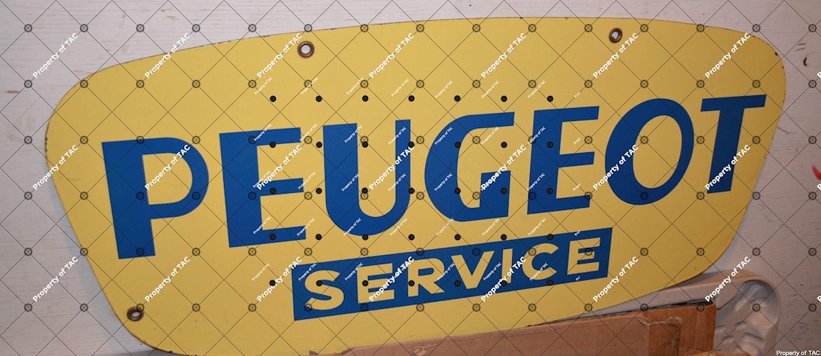 Peugeot Service sign