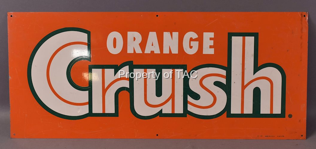 Orange Crush Metal Sign (TAC)