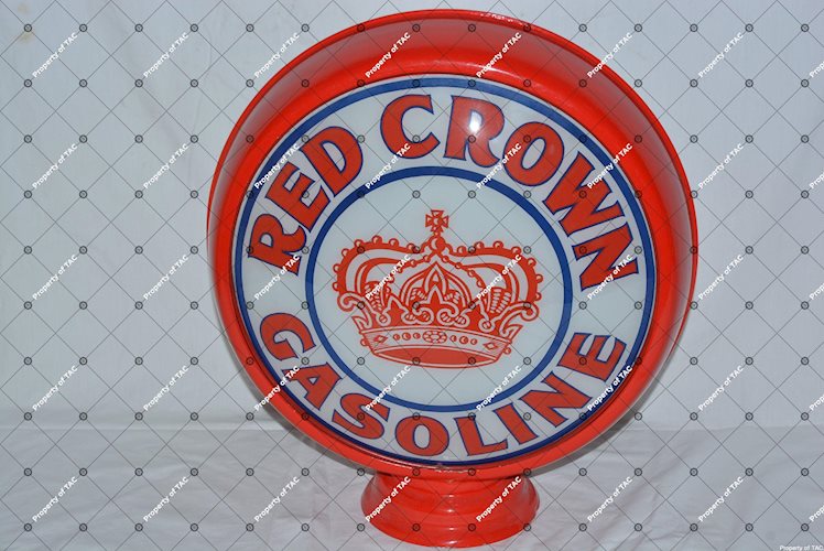 Red Crown Gasoline w/logo 15 Globe Lens"