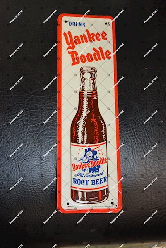 Drink Yankee Doodle Root Beer sign