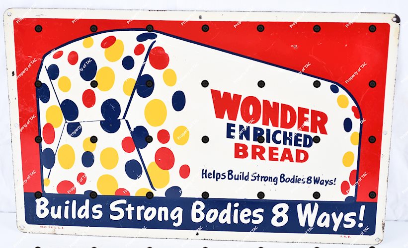 Wonder Enriched Bread Metal Sign