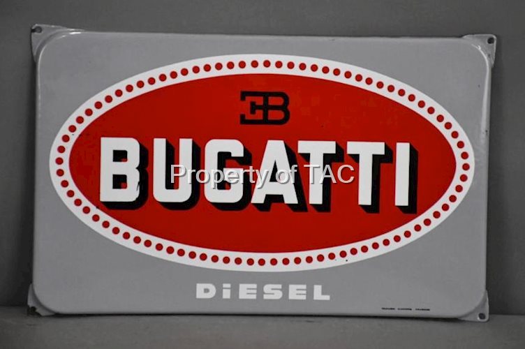 Bugatti Diesel Porcelain Sign