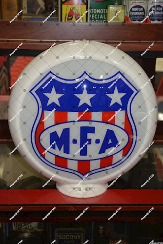 MFA w/shield logo 13.5 single globe lens"